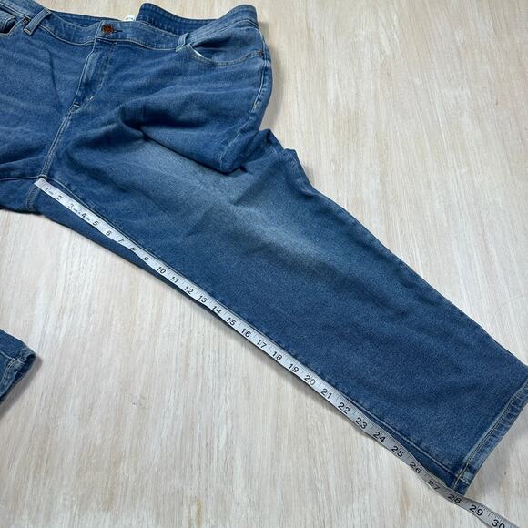 Lane Bryant Flex Magic Waistband Signature Fit Mid Rise Boyfriend Jeans Plus 22 - Picture 8 of 15